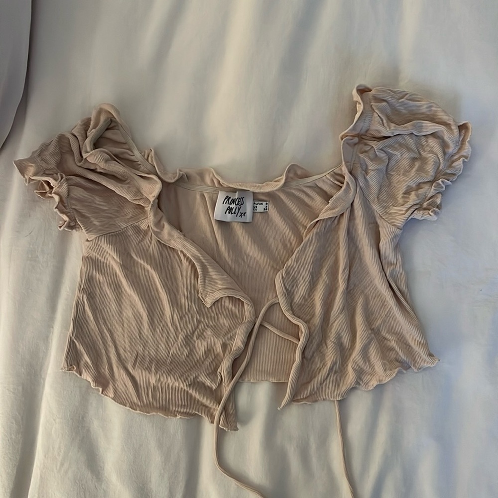 Princess Polly cropped shirt